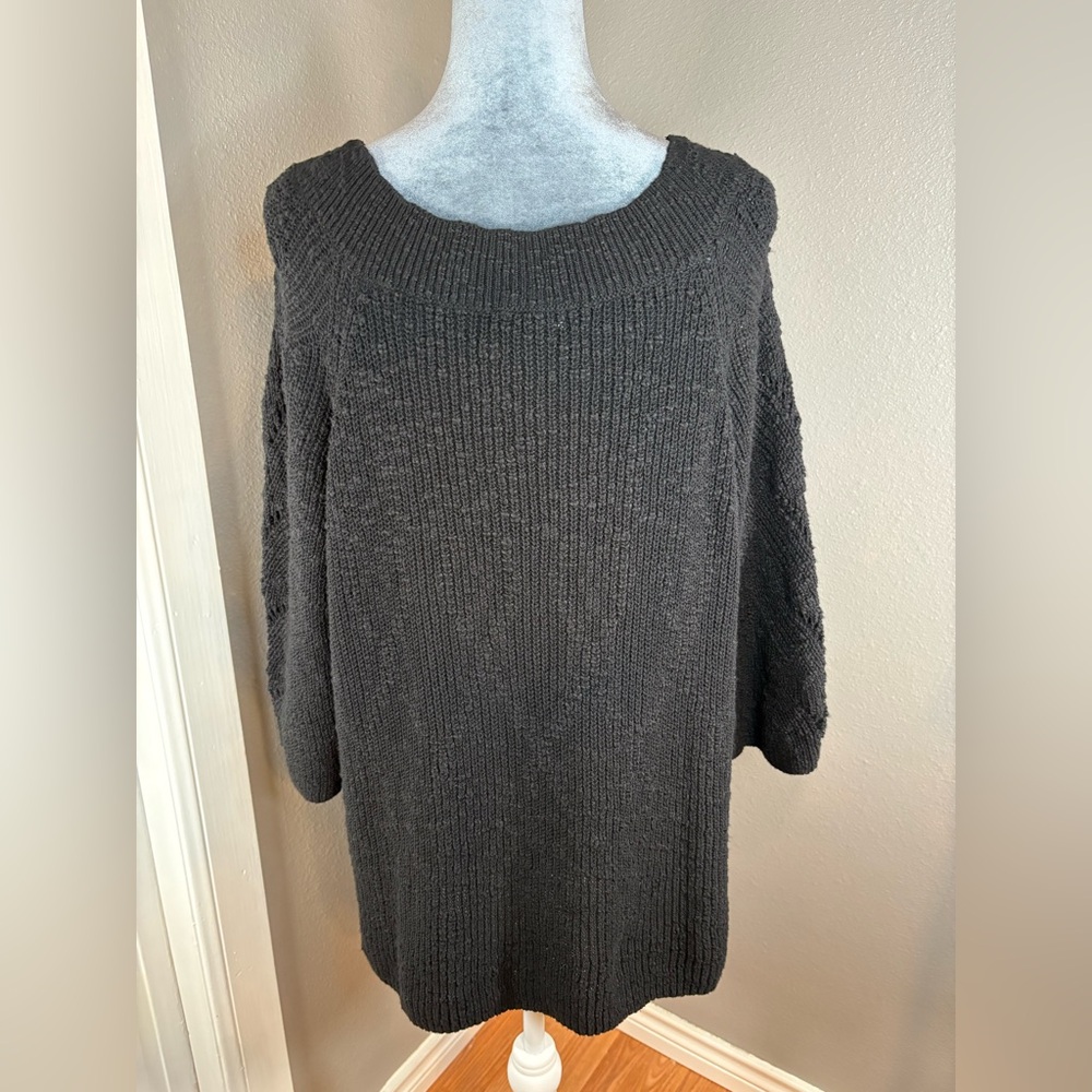 J.Jill Sweater Black Size XL - Picture 2 of 9